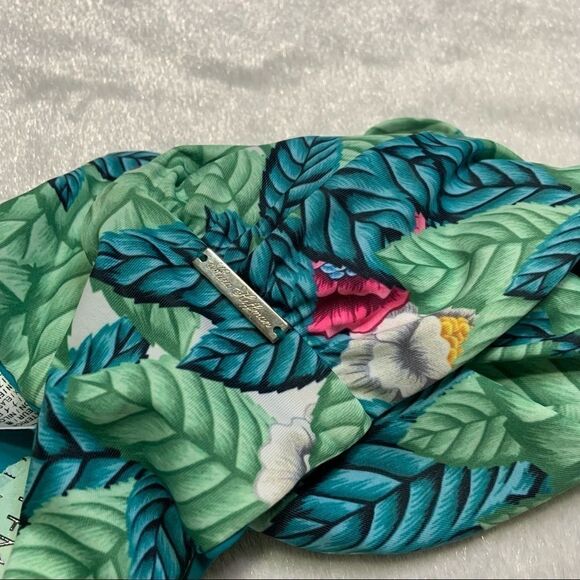 🆕 Mara Hoffman Leaf Twist Bandeau Reversible - Picture 5 of 7